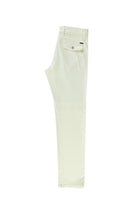 Beyaz Slim Fit Dar Kesim A.K SER Kanvas / Chino PANT Likral?-Abdullah Ki??l?