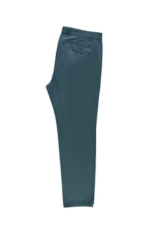 Orta Petrol Relaxed Fit Rahat Kesim Likralı Kanvas / Chino Pantolon