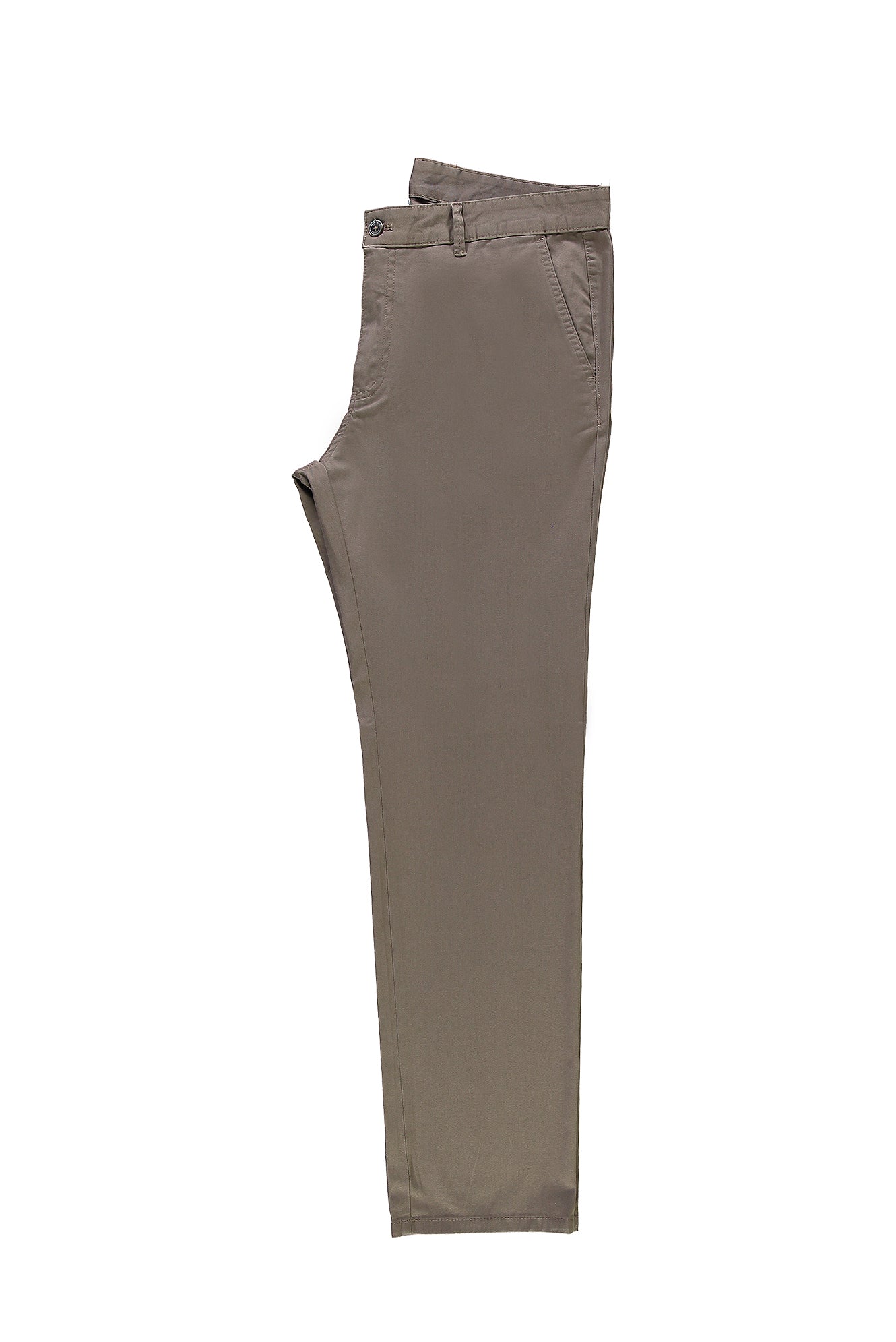 Açık Vizon Relaxed Fit Rahat Kesim Likralı Kanvas / Chino Pantolon