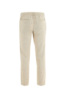 Koyu Bej A.K.SE BAĞCIKLI KETEN Kanvas / Chino PANT