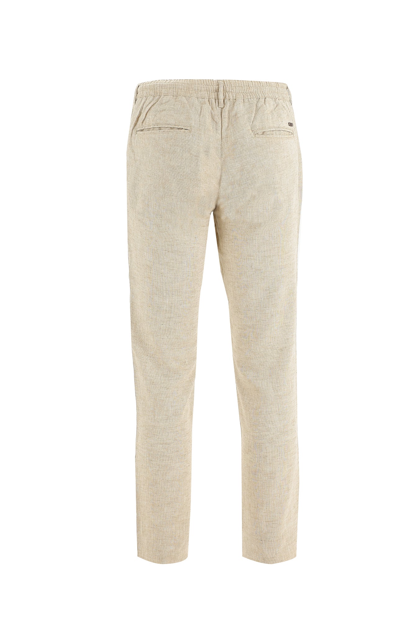 Koyu Bej Relaxed Fit Rahat Kesim A.K.SE BA?CIKLI KETEN Kanvas / Chino PANT-Abdullah Ki??l?