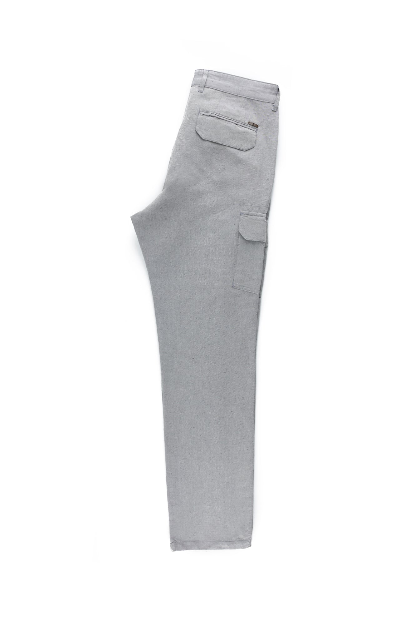 Açık Lacivert AK SRDM  KARGO CEPLİ KETEN PANT.