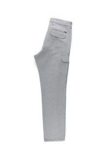 Açık Lacivert AK SRDM  KARGO CEPLİ KETEN PANT.