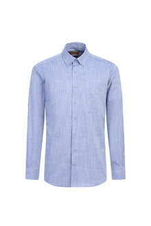 İndigo Regular Fit Uzun Kol Non Iron Pamuk Gömlek