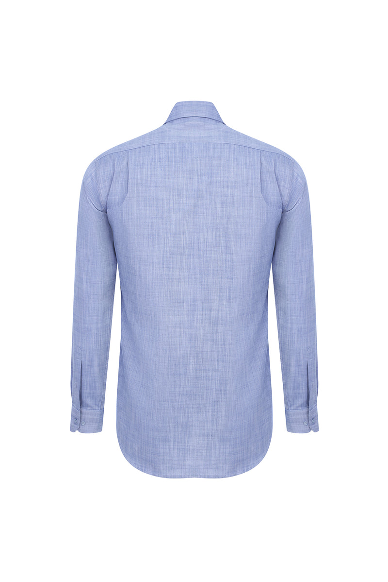 İndigo Regular Fit Uzun Kol Non Iron Pamuk Gömlek