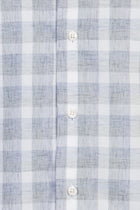Açık Gri Uzun Kol Non Iron Regular Fit Ekose Pamuk Gömlek