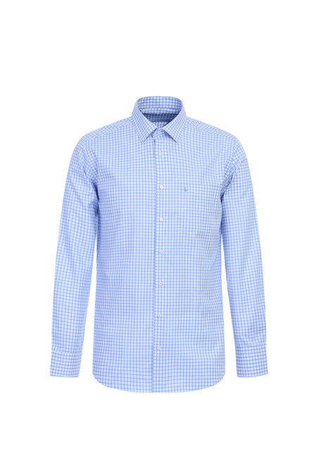 Açık Mavi A.K. KRB EKOSE Pamuk Gömlek