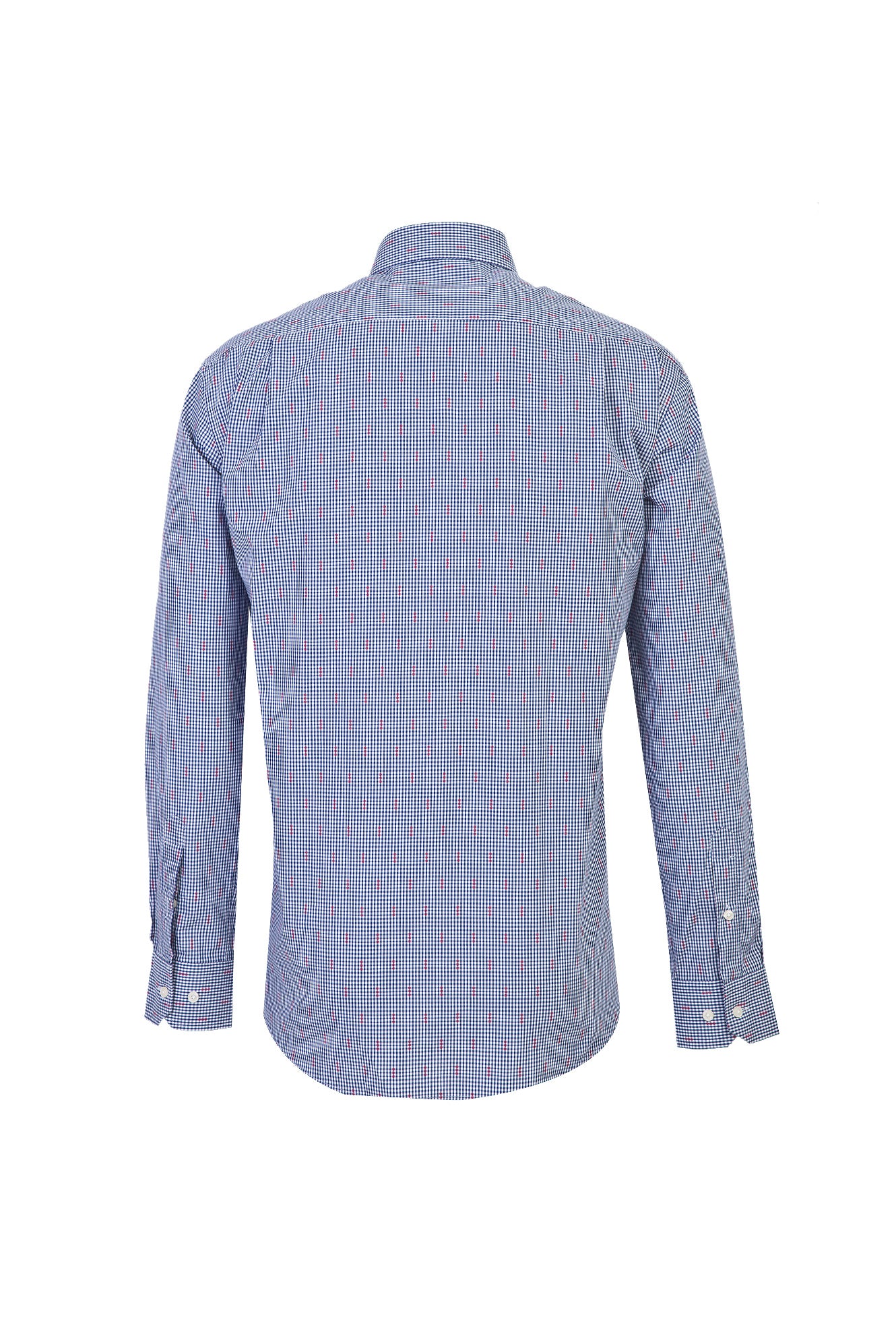 Koyu Lacivert Uzun Kol Non Iron Regular Fit Pamuk Gömlek