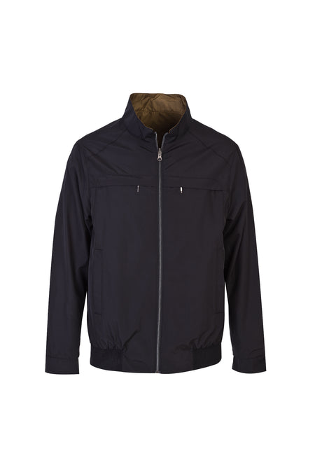 Siyah Mevsimlik Çift Taraflı Spor Mont