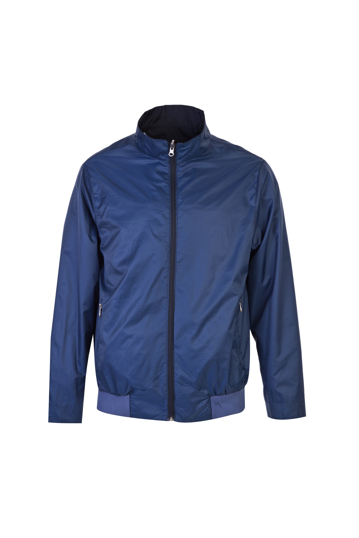 Orta Lacivert Mevsimlik Çift Taraflı Spor Mont