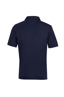 Koyu Lacivert Polo Yaka Regular Fit Merserize Pamuk T-shirt