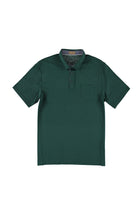Zümrüt Yeşili Büyük Beden Polo Yaka Pamuk T-shirt