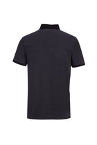 Siyah Polo Yaka Regular Fit Merserize Pamuk T-shirt