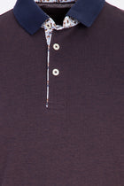 Koyu Lacivert Polo Yaka Regular Fit Merserize Pamuk T-shirt