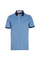 Koyu Mavi  Polo Yaka Regular Fit Merserize Pamuk T-shirt