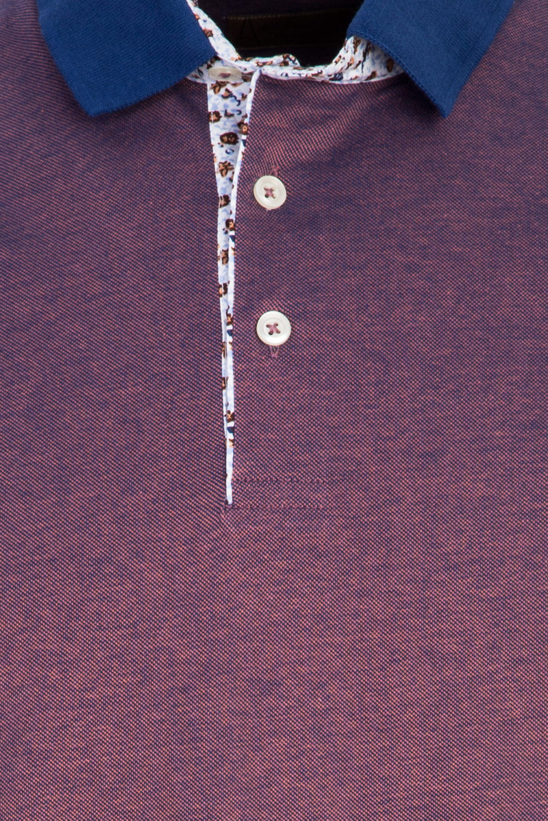 Bal Kabağı Polo Yaka Regular Fit Merserize Pamuk T-shirt