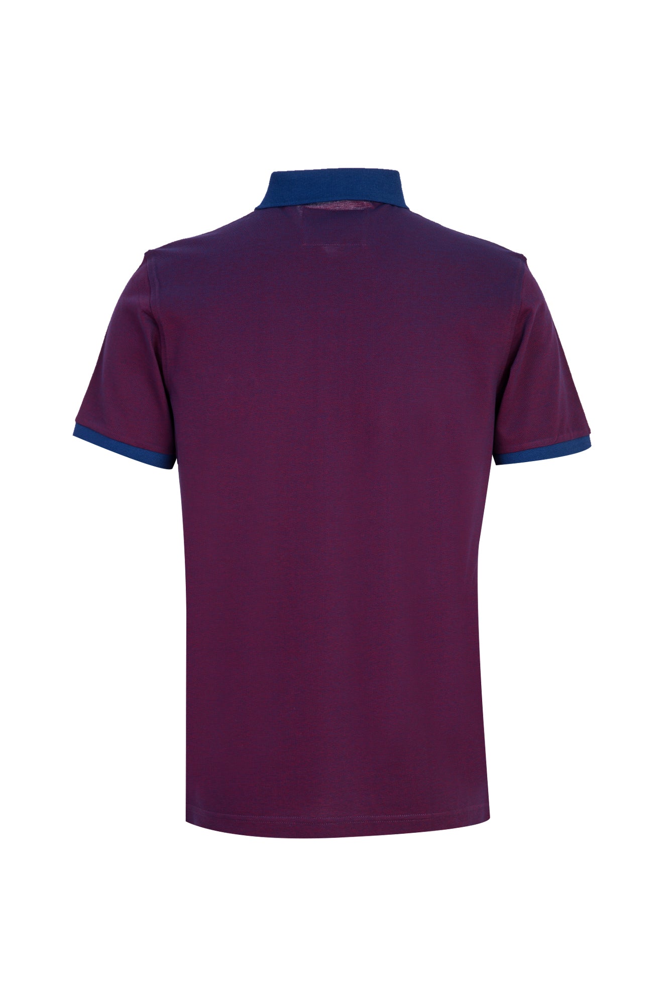 Kırmızı Polo Yaka Regular Fit Merserize Pamuk T-shirt