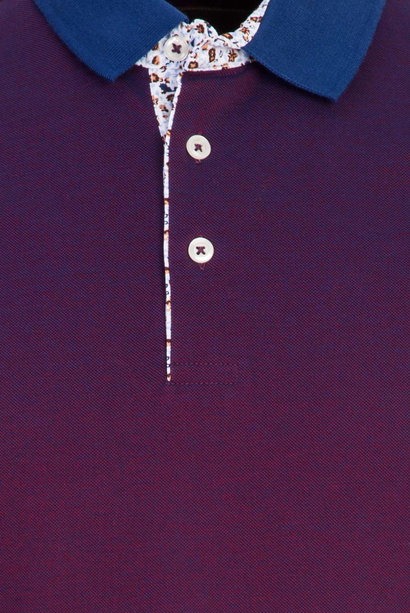 Kırmızı Polo Yaka Regular Fit Merserize Pamuk T-shirt
