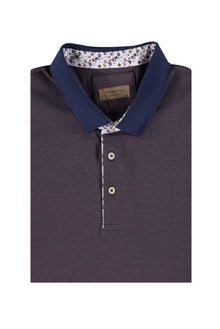 Koyu Lacivert Büyük Beden Polo Yaka T-shirt
