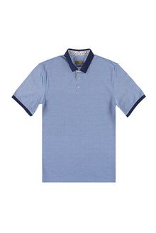 Koyu Mavi  Büyük Beden Polo Yaka T-shirt