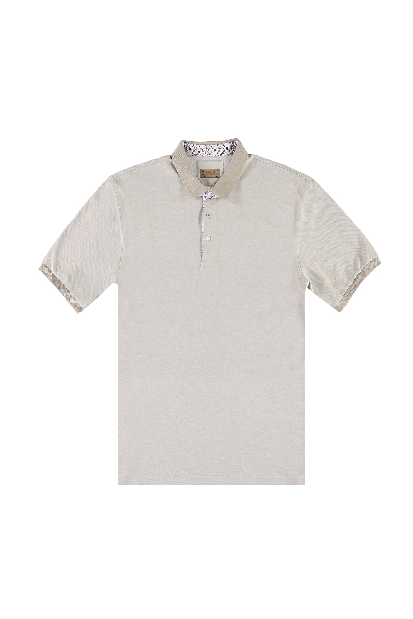 Açık Camel Büyük Beden Polo Yaka T-shirt