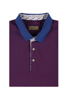 Kırmızı Büyük Beden Polo Yaka Pamuk T-shirt