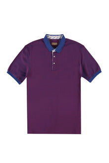 Kırmızı Büyük Beden Polo Yaka Pamuk T-shirt
