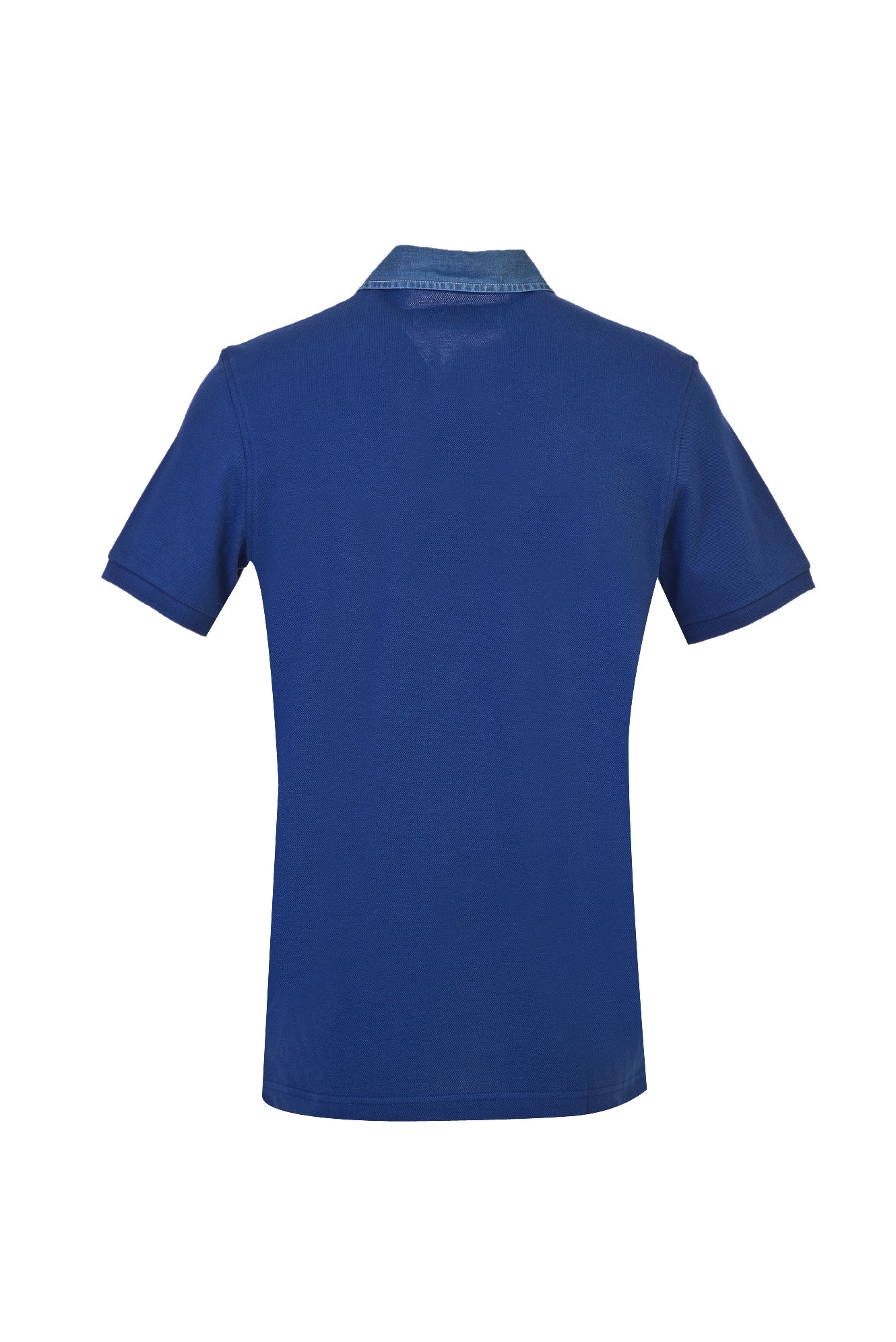 Orta Lacivert Polo Yaka Regular Fit Pamuk T-shirt