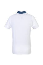 Beyaz Polo Yaka Regular Fit Pamuk T-shirt