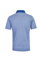 Koyu Mavi  Polo Yaka Regular Fit Desenli Pamuk T-shirt