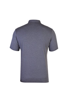 Siyah Yarım İtalyan Yaka Gömlek T-shirt