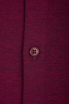 Koyu Bordo Yarım İtalyan Yaka Regular Fit Gömlek T-shirt