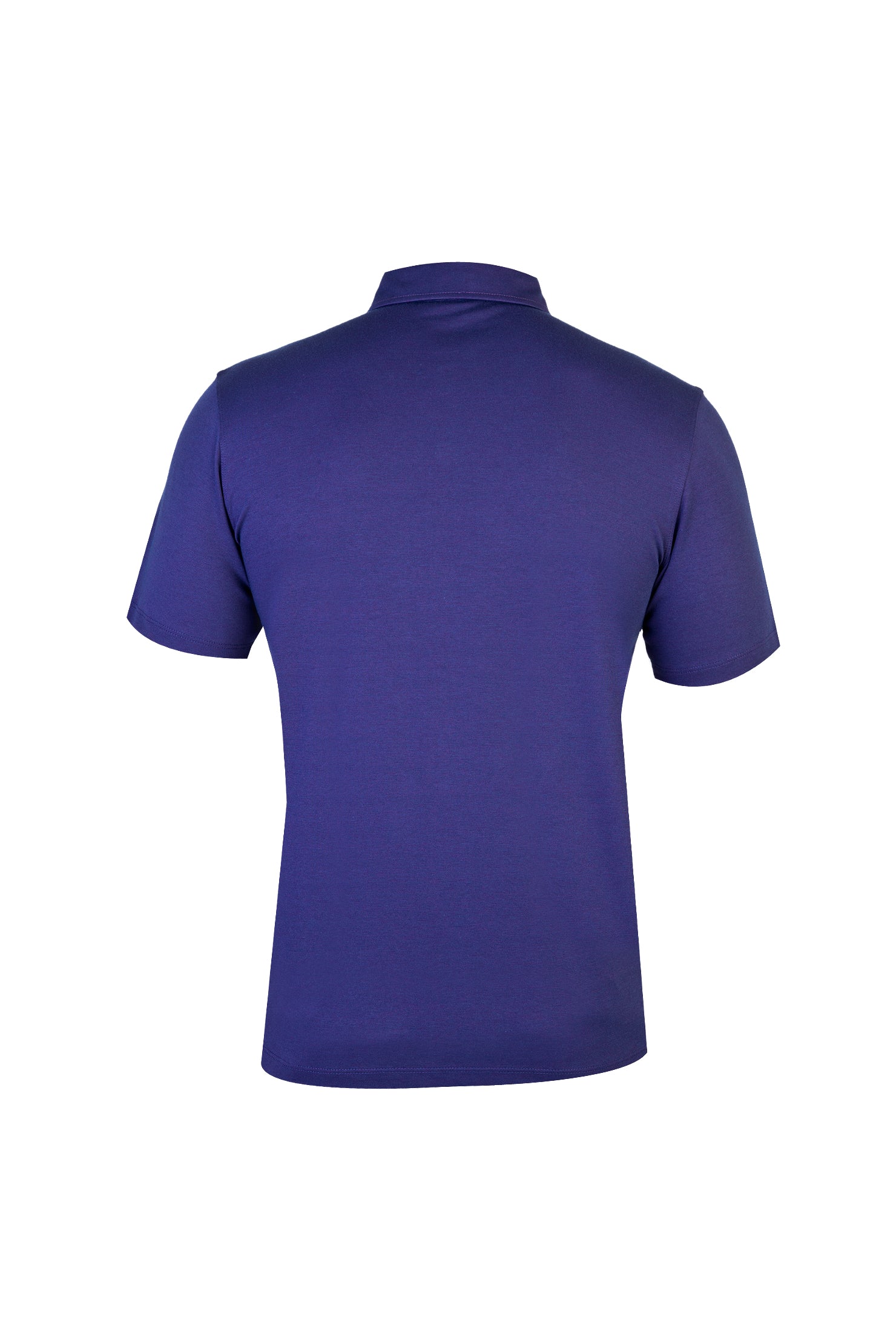 Mor Yarım İtalyan Yaka Gömlek T-shirt