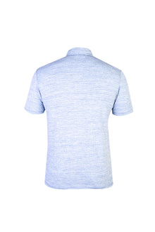 Mavi Yarım İtalyan Yaka Regular Fit Gömlek T-shirt