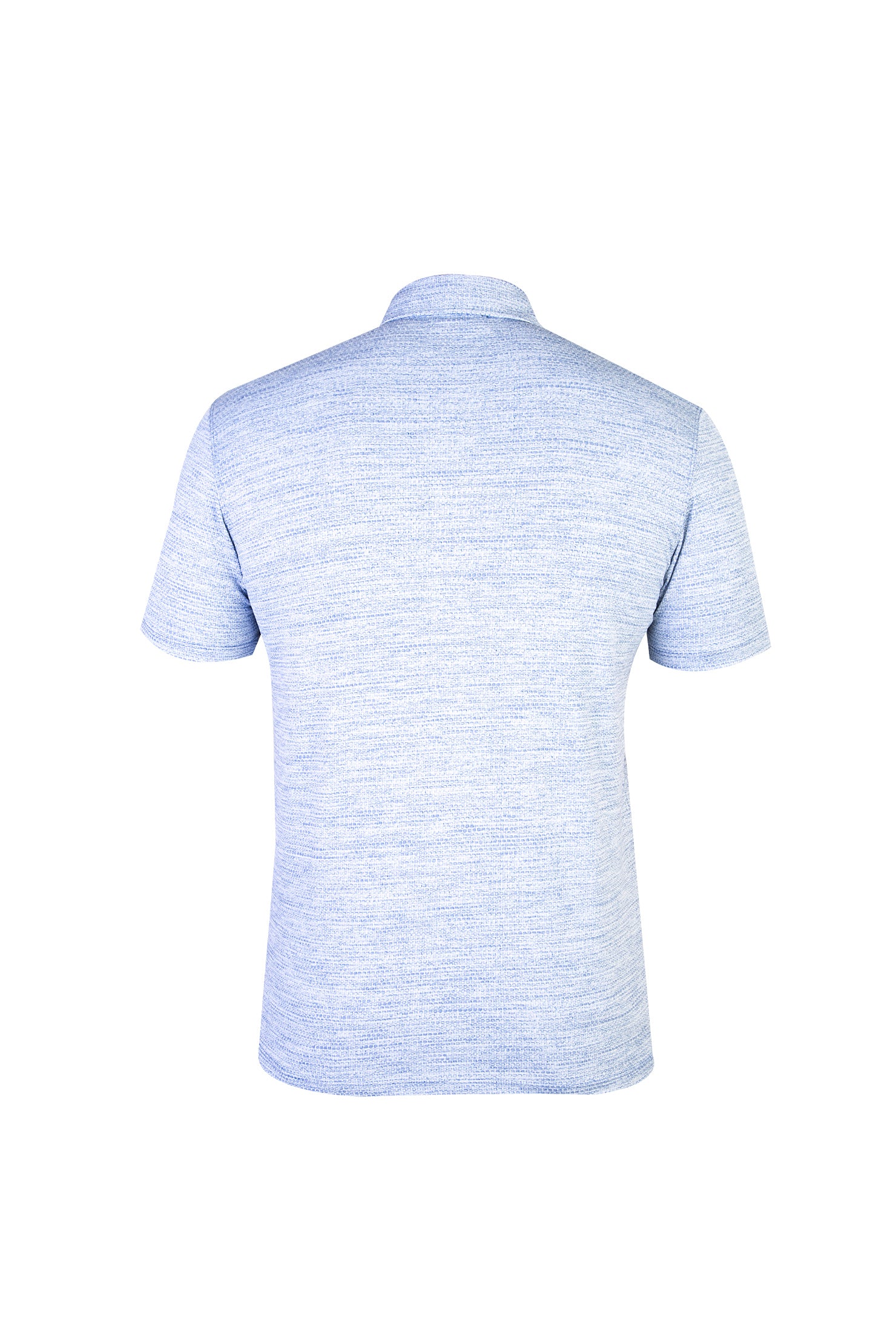Mavi Yar?m ?talyan Yaka Gömlek T-shirt-Abdullah Ki??l?
