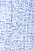 Mavi Yarım İtalyan Yaka Regular Fit Gömlek T-shirt