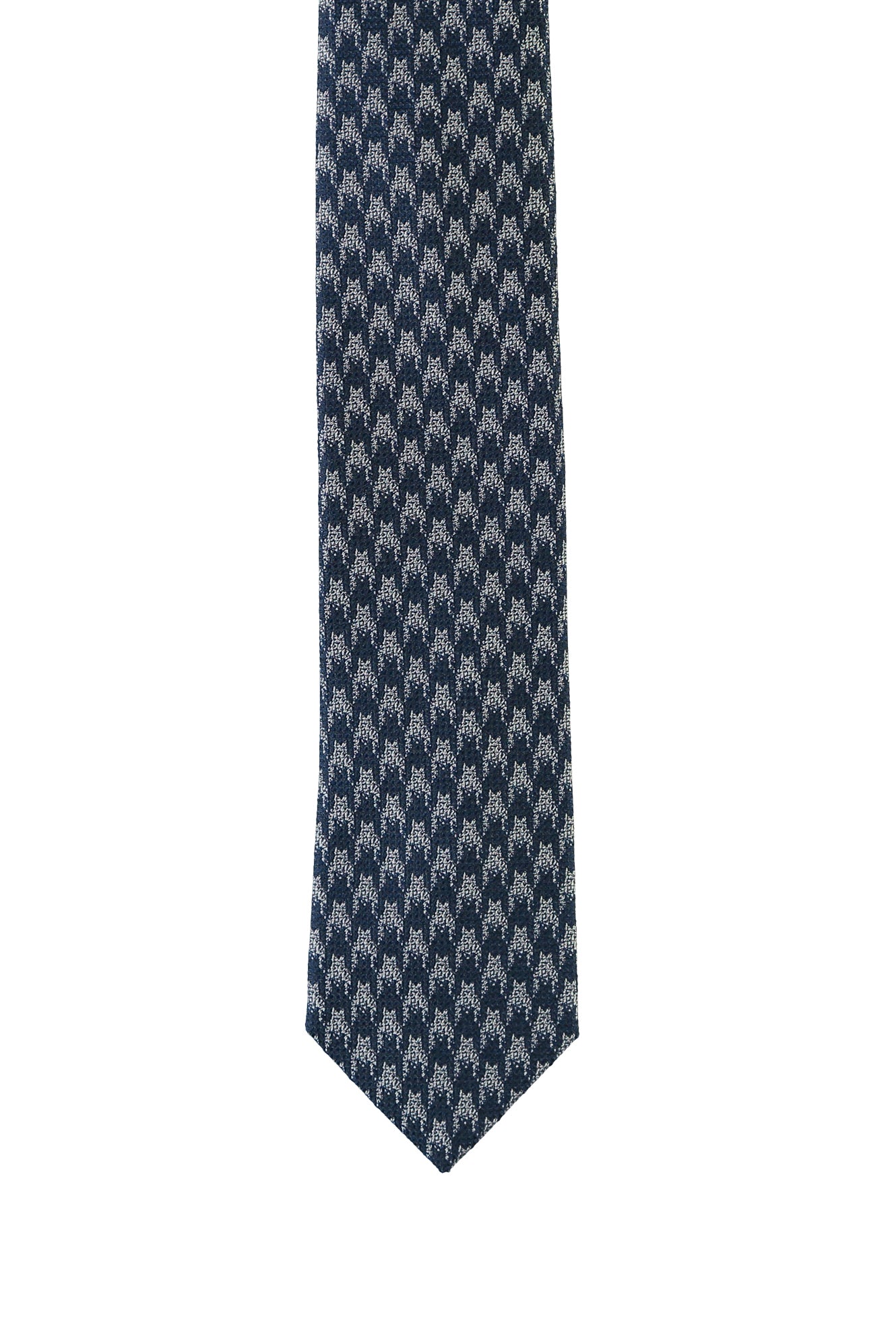 Açık Lacivert Desenli Kravat