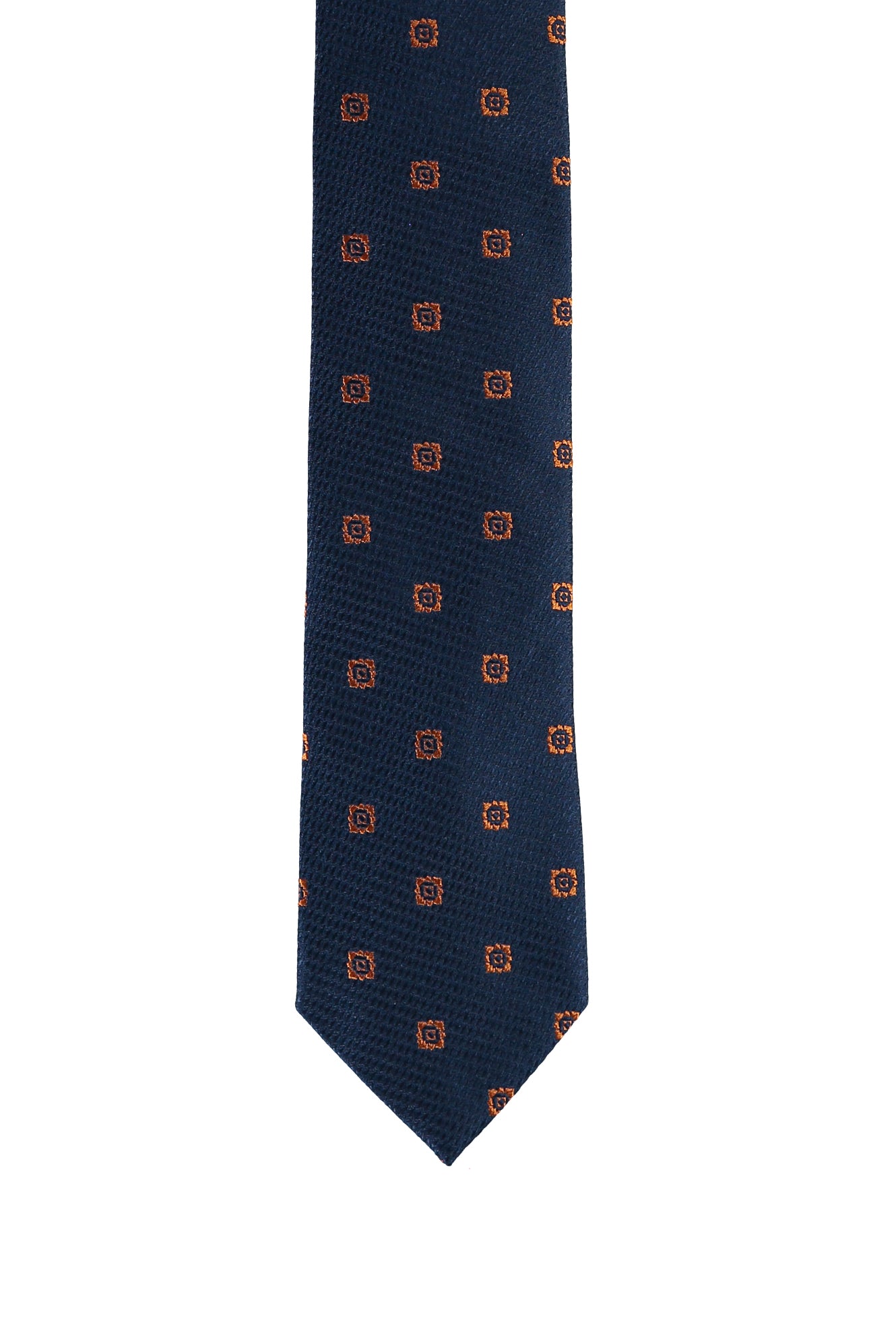 Açık Turuncu Desenli Kravat