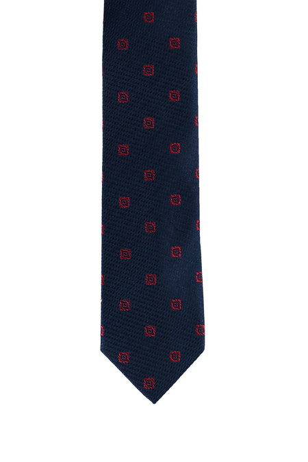 Açık Kırmızı Desenli Kravat