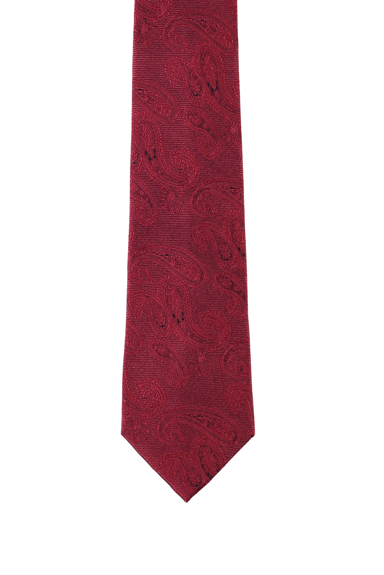 Açık Kırmızı Desenli Kravat