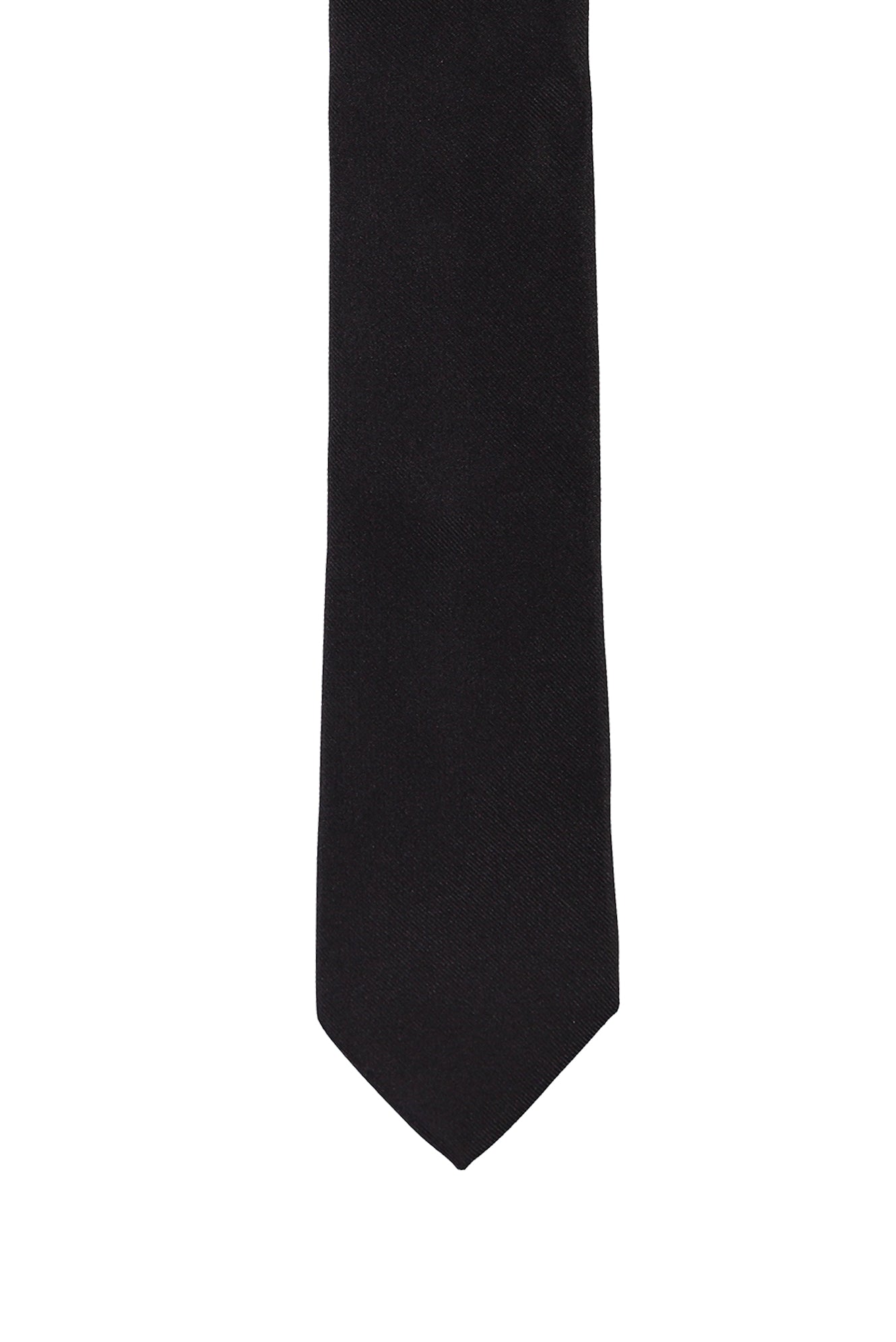 Siyah İtalyan Düz Kravat