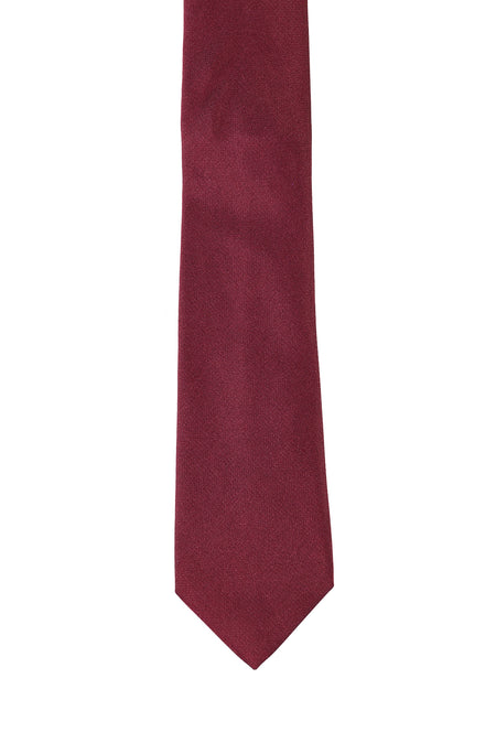Koyu Bordo İtalyan Kravat