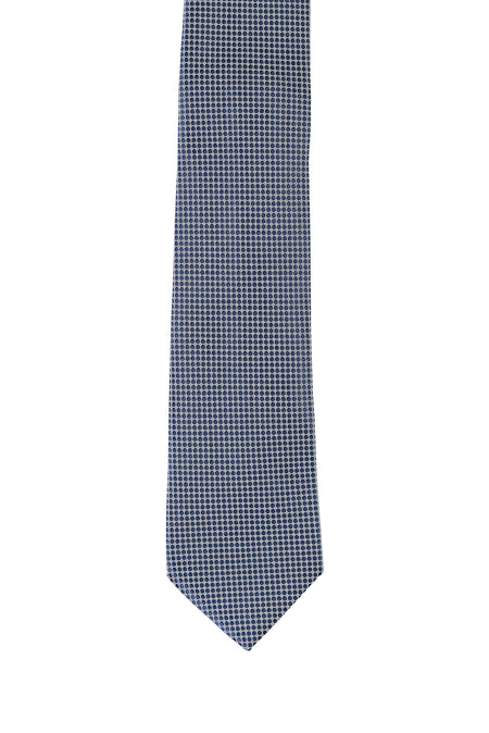 Mavi İtalyan Desenli Kravat