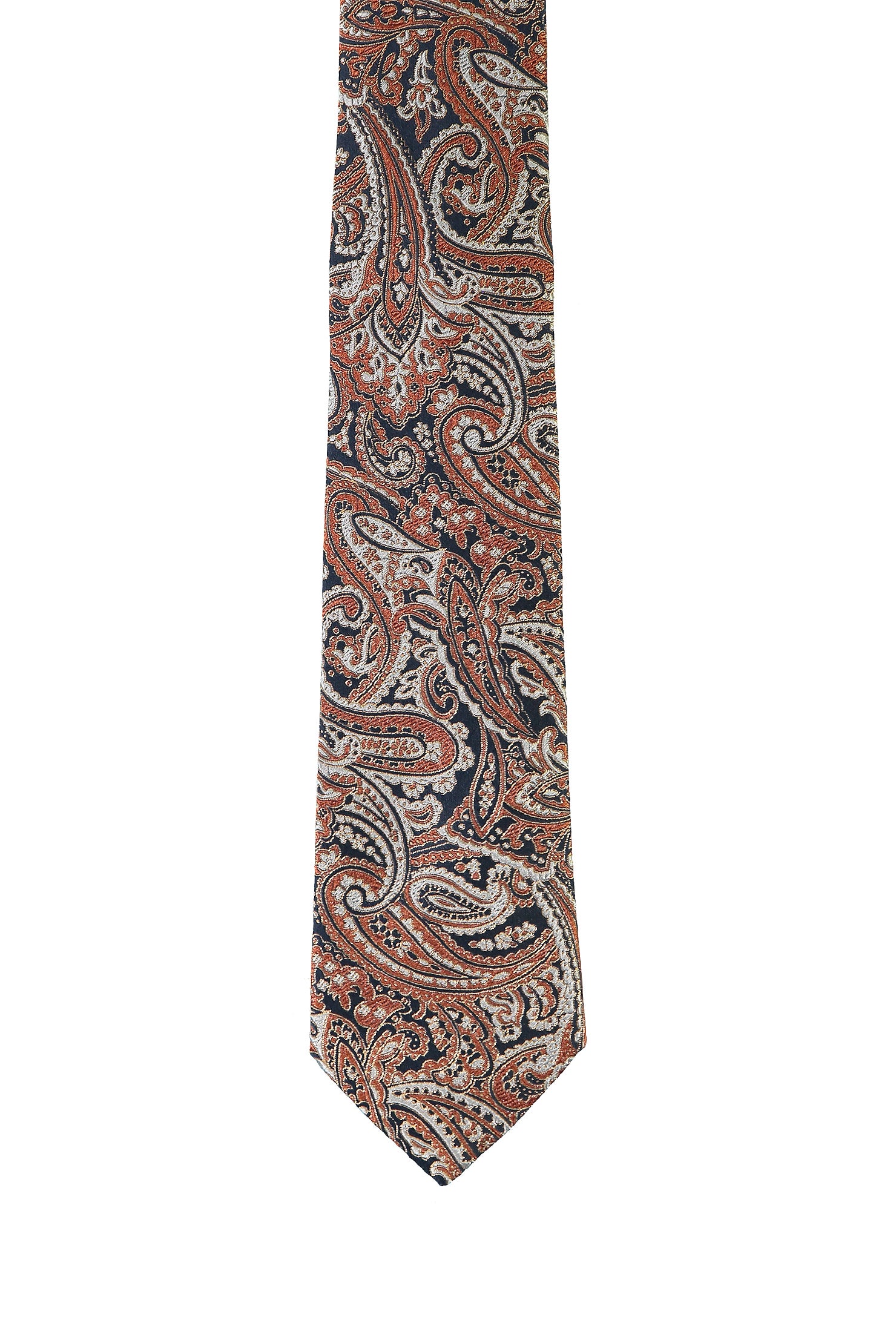 Açık Turuncu İtalyan Desenli Kravat