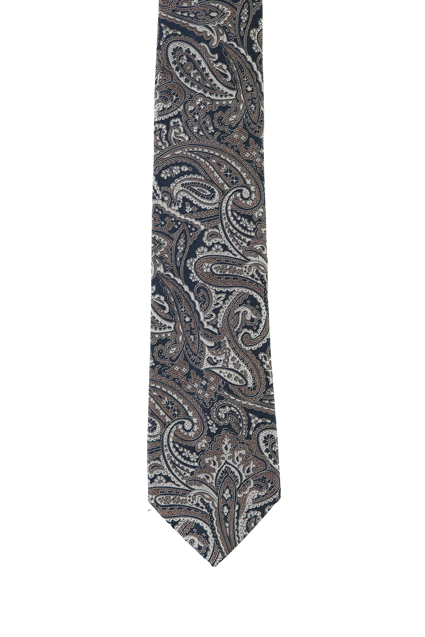 Orta Vizon İtalyan Desenli Kravat