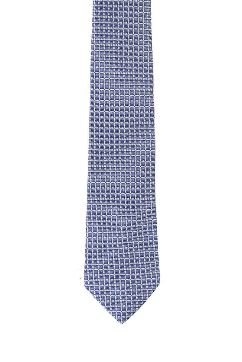 Koyu Mavi  İtalyan Desenli Kravat