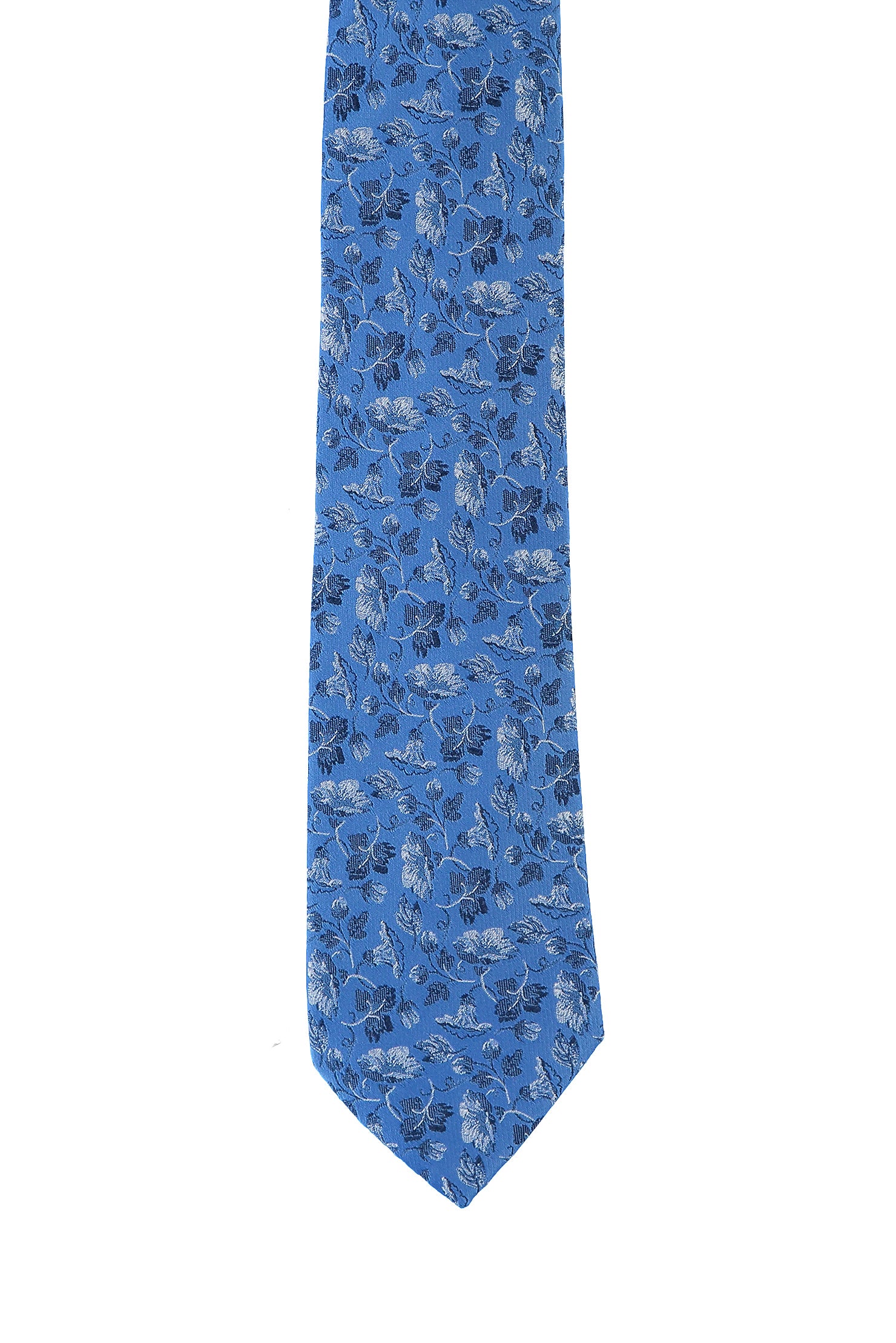 Mavi İtalyan Desenli Kravat