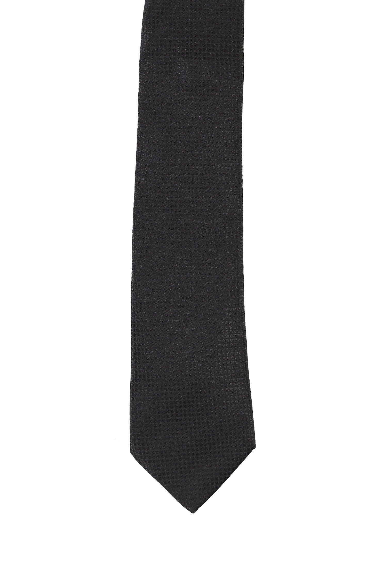 Siyah İtalyan Desenli Kravat