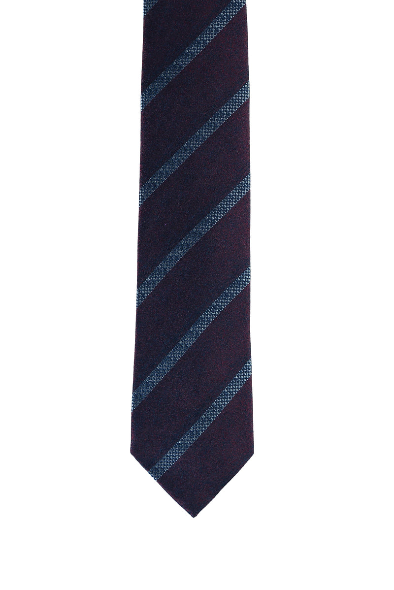 Açık Lacivert Desenli Kravat