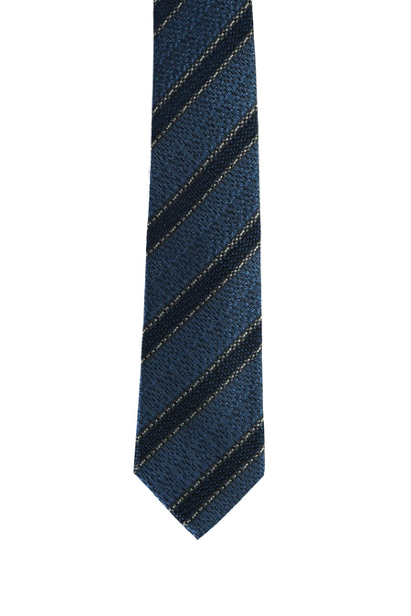 Açık Lacivert Desenli Kravat